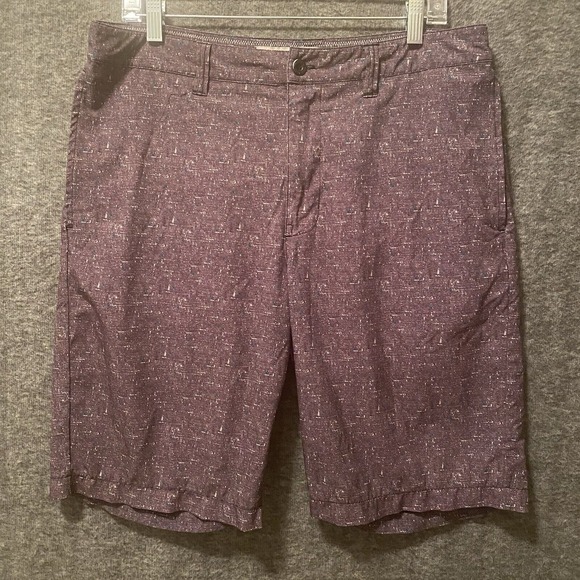 Travis Mathew Other - Travis Mathew Golf Shorts Mens 34 Purple Chino Performance Stretch 10" Inseam